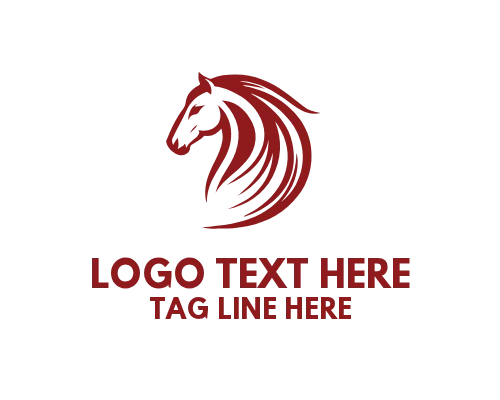 Ranch Linear Horse Logo