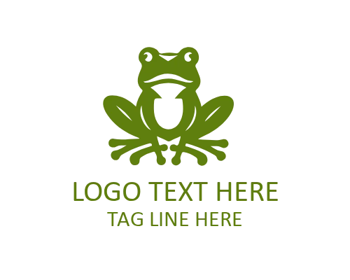  Reading Frog  Logo