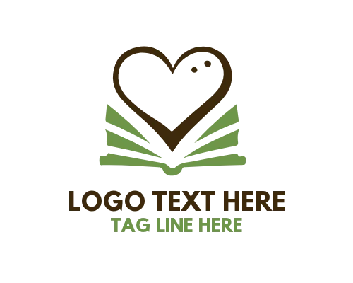  Reading Heart Book Logo