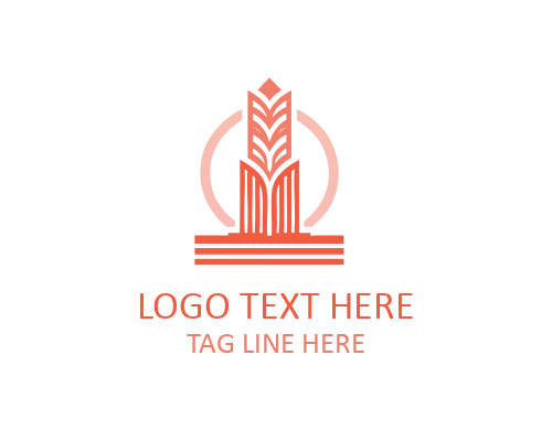 Real Estate City Building Logo for Urban Properties, Skyscrapers, and Commercial Spaces