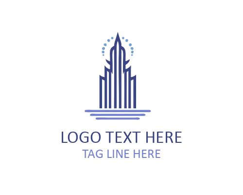 Real Estate Roof Logo for Residential Property, Realtors, and Housing 