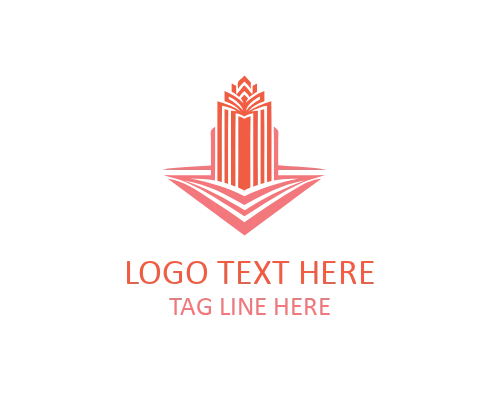 Real Estate Rooftop Logo for Residential, Commercial, and Urban Properties