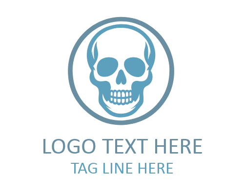 Rebel Skull Power Emblem