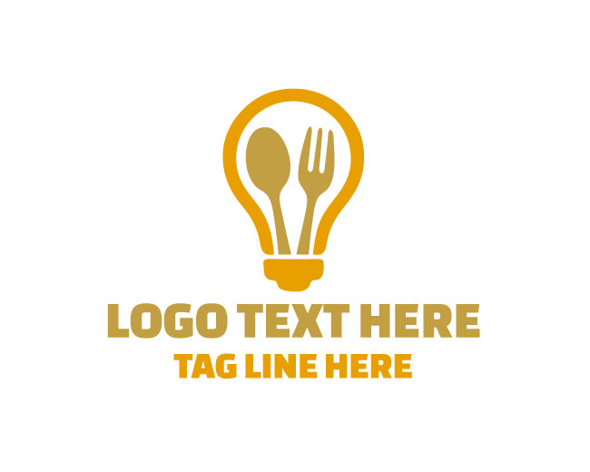 Fork Lightbulb Logo