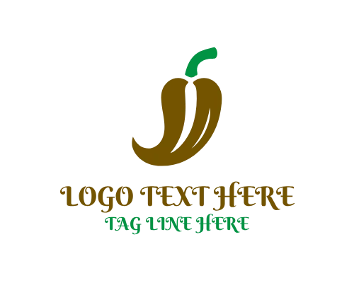 Red Chili Minimal Logo