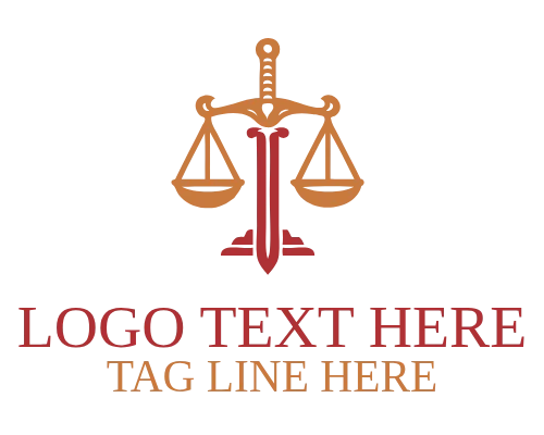 Red Legal Sword Logo