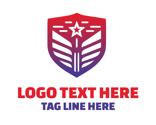 Red Shield Military Logo