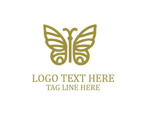 Refined Butterfly Logo