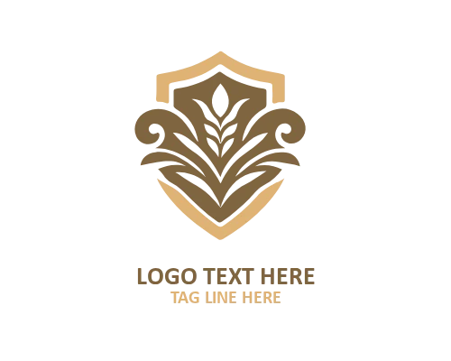 Refined Elegant Classic Shield Logo