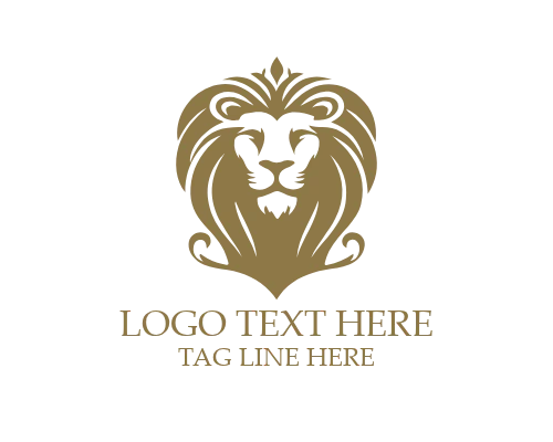 Refined Emblem Elegant Lion Logo