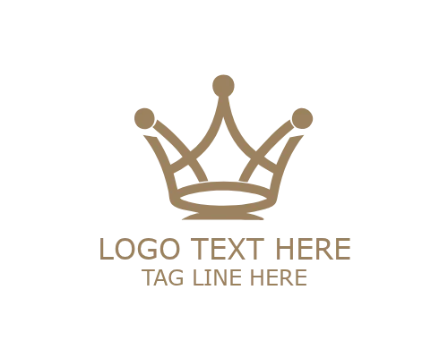 Refined Modern Crown Logo