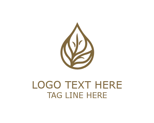 Refined Oil Symbol Logo