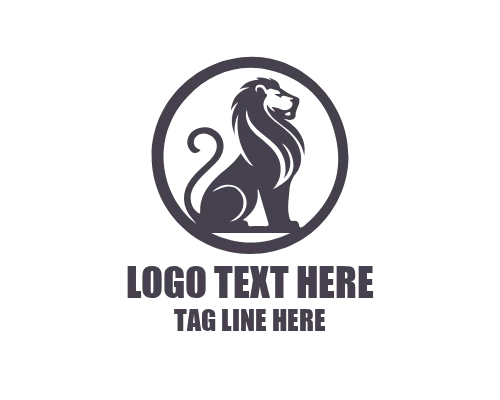 Refined Signature Lion Logo