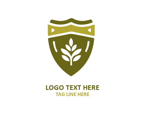 Refinement Elegant Classic Shield Logo
