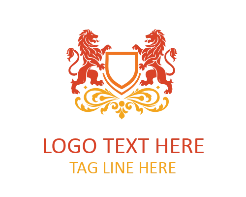  Regal Lion Crest Logo