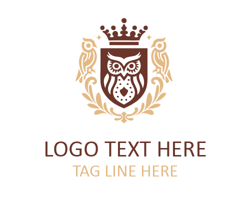 Regal Owl Crest Logo