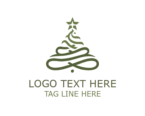 Reindeer Christmas Logo for Festive Winter and Holiday Branding