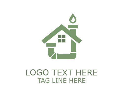 Residential Plumber Icon Logo