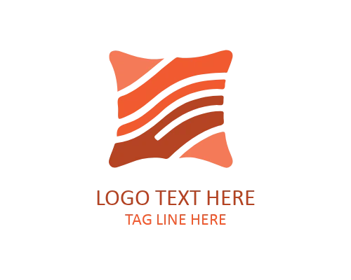 Rest Comfort Pillow Outline Logo
