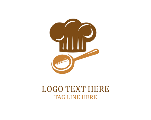 Restaurant Crest Chef Hat Logo