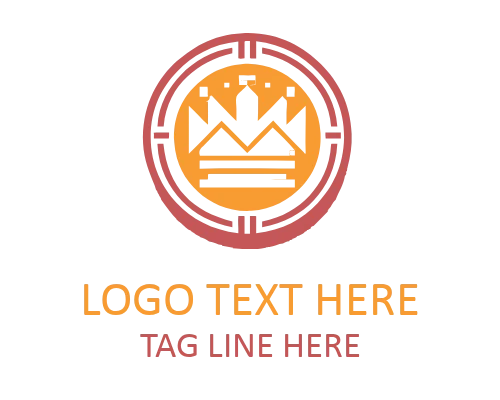 Retro Pixel Royal Crown Logo