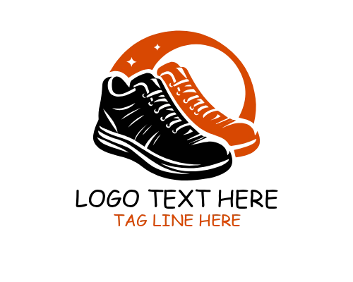 Retro Style Sneakers Logo