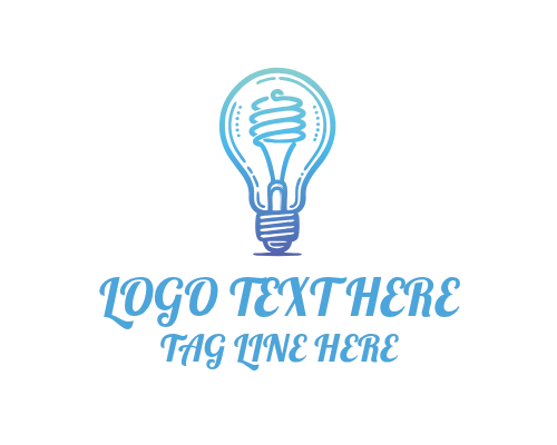 Retro Vintage Bulb Logo for Creative Ideas and Old-School Branding