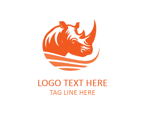 Rhino Shield Mascot Logo