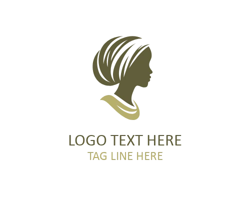 Rhythm Roots African Woman Logo