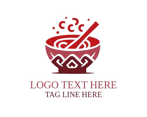  Rice Bowl Logo for Asian and Fusion Food Brands