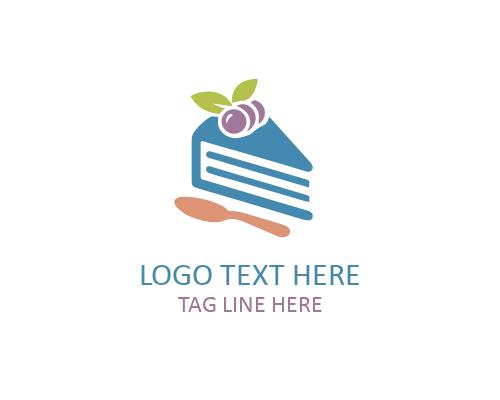 Rich Flavor Cake Slice Logo