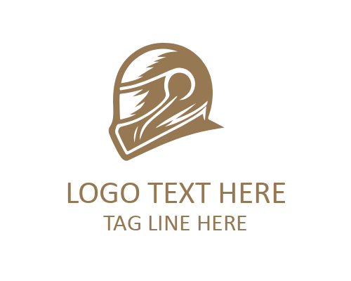 Rider Bike Helmet Logo for Cycling and Sports Branding