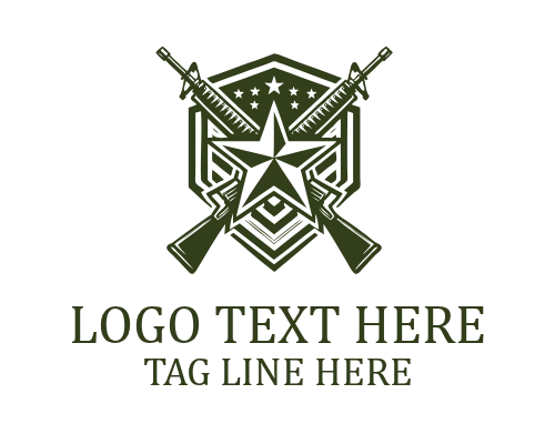 Rifle Badge Logo