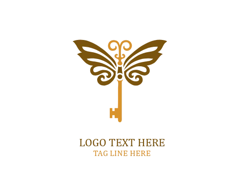  Rising Light Wings Key Logo