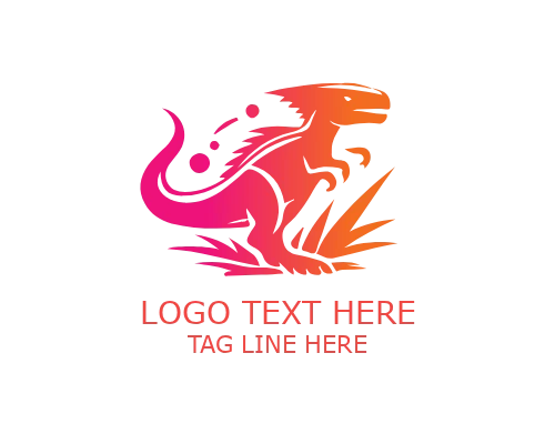 Roaring Dinosaur Mascot Logo for Gaming, Sports, and Youth Brands