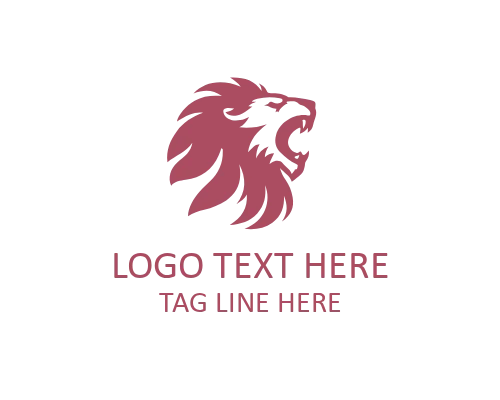 Roaring Lion Crest Logo