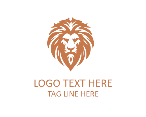 Roaring Lion Face Vector