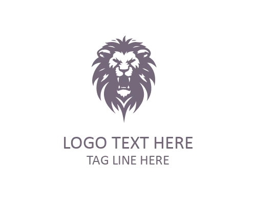 Roaring Lion Warrior Logo