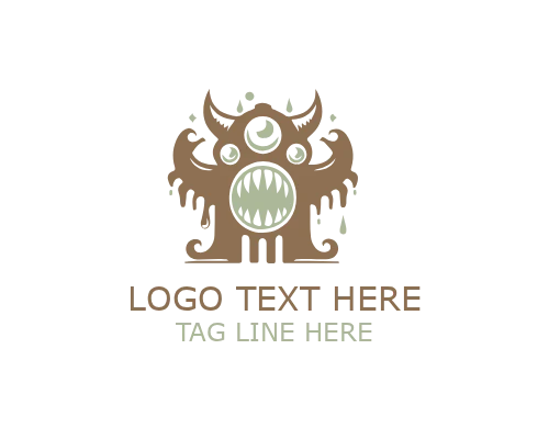 Roaring Monster Logo for Powerful Gaming and Mascot Branding