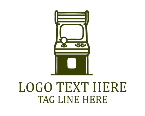 Robot Arcade Gaming Tech Logo