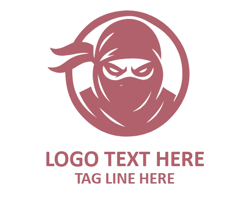 Robot Ninja Mascot Logo