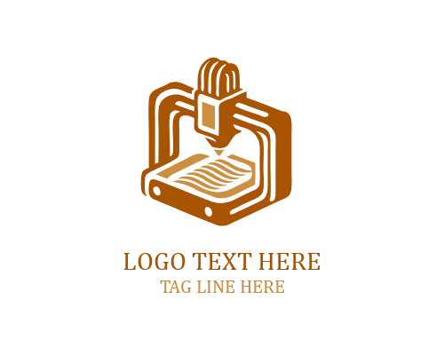 Robotic 3D Print Laser Logo