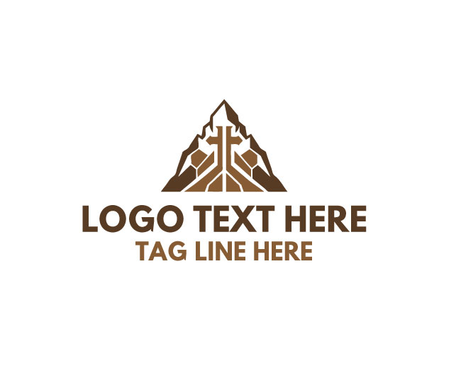 Rock Church Community Design Logo