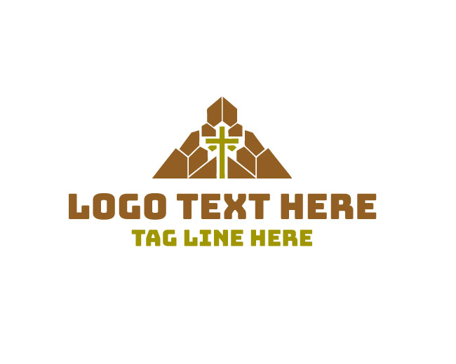  Rock Church Spiritual Best Design Logo