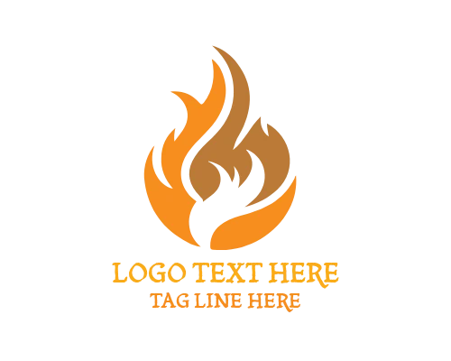  Rocket Flame Launch Logo