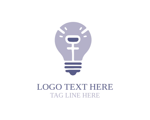 Rocket Idea Bulb Startup Logo