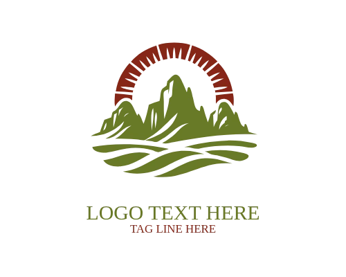 Rocky Mount Landscape Logo