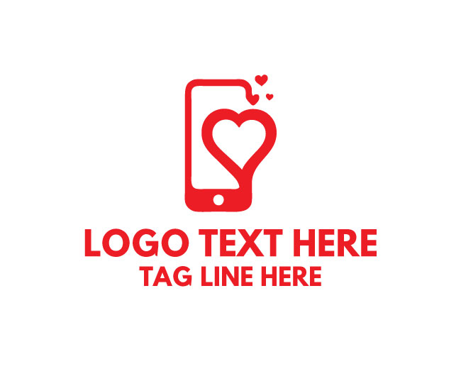 Romantic Smartphone Logo
