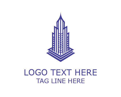 Roof Emblem Real Estate Logo for Housing Branding
