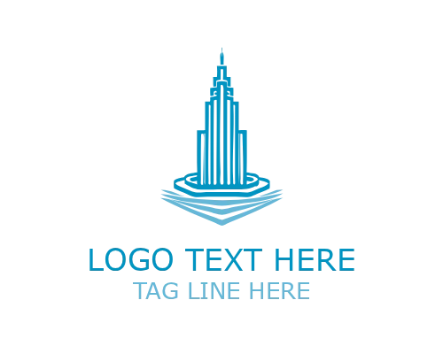 Roof Line Real Estate Logo for Modern Property Branding